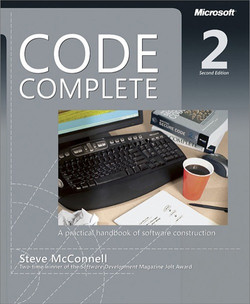 Photo of cover of Code Complete, by Steve McConnell, a respected book about software development and software evaluation.